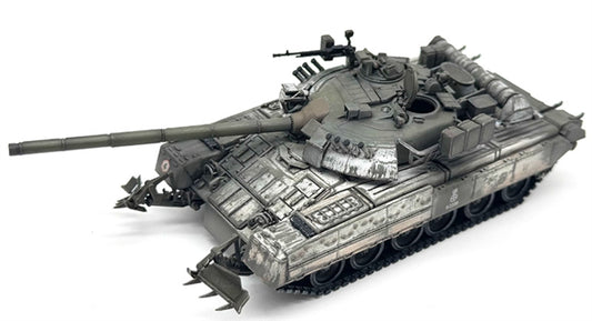 ARTISAN Russian T80U main battle snow w/ mine plow lot of modified parts and etchings 1:72 Tank Pre-built Model
