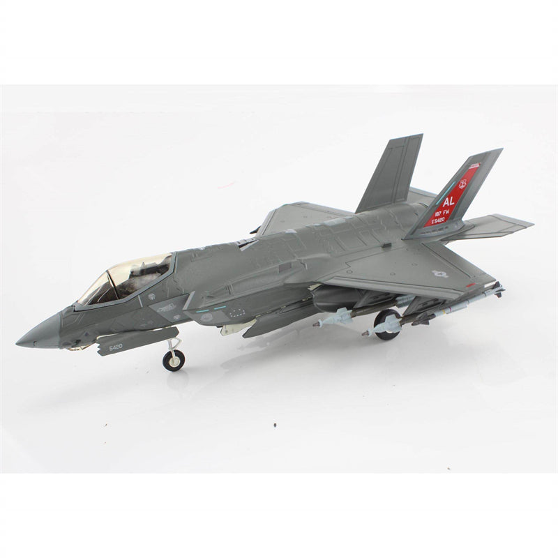 HOBBY MASTER USAF F-35A 187th FW-100th FS 1:72 Model 2024 Red Tail 18-5420