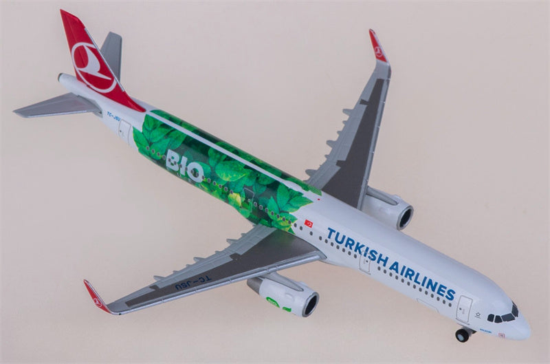Herpa Turkish Airlines Airbus A321 TC-JSU 1:500 Aircraft Pre-built  Airliner Model Display