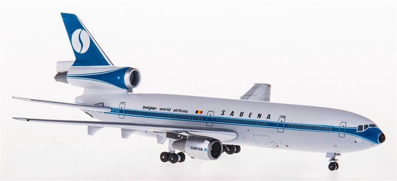 AeroClassics Sabena for McDonnell Douglas DC-10-30 OO-SLA 1:500 Aircraft Pre-built  Airliner Model Display