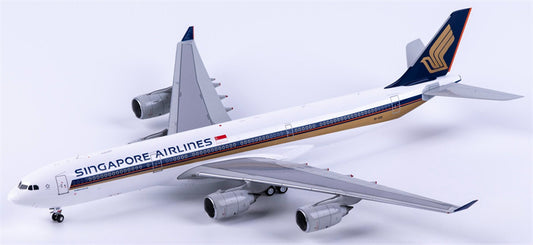 SQ Wings Singapore Airlines Airbus A340-500 9V-SGD 1:200 Diecast Model view 1