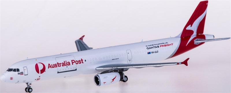 HYJLwings Australia Post Qantas Freight Airbus A321 VH-ULD 1:400 Diecast Model view 1