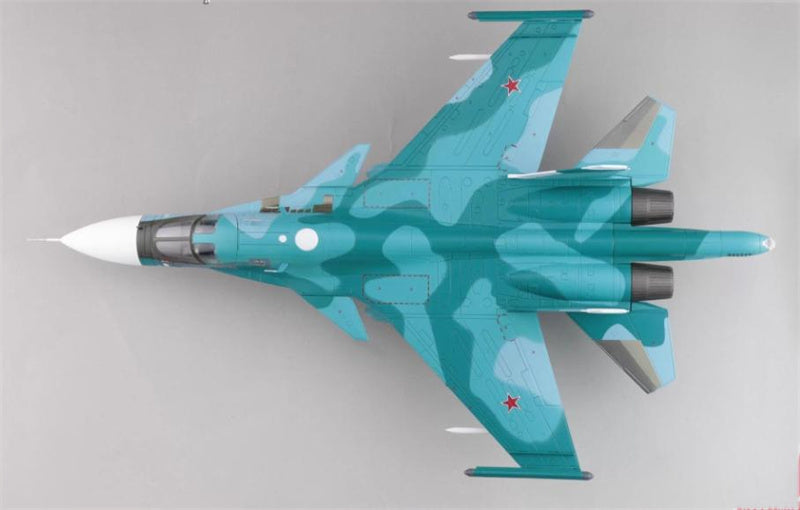 HOBBY MASTER Su-34 Fullback Fighter Bomber Red 23 Russian Air Force Ukraine March 2023 1:72 Airplane Pre-built Model