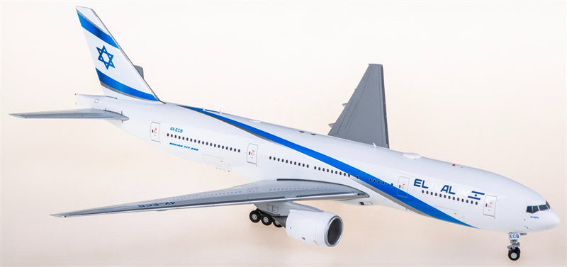 Geminijets 1:200 El Al Boeing 777-200ER 4X-ECB Diecast Model view 1
