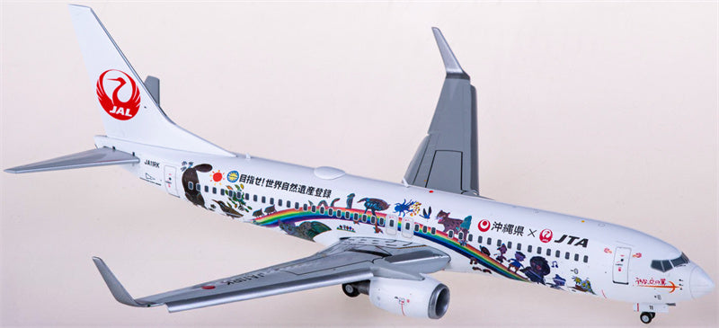 JC Wings Japan Transocean Air Boeing 737-800 JA11RK Flaps Down 1:200 Diecast Model view 1