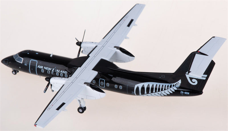 JC Wings Air New Zealand for Bombardier for Dash 8 Q300 ZK-NEM 1:200 Airplane Pre-built  Airliner Model Display