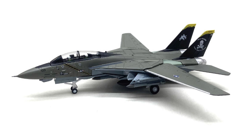 FLOZ F14 Tomcat fighter jet Fine edition dark gray 1:100 Aircraft Pre-built Model
