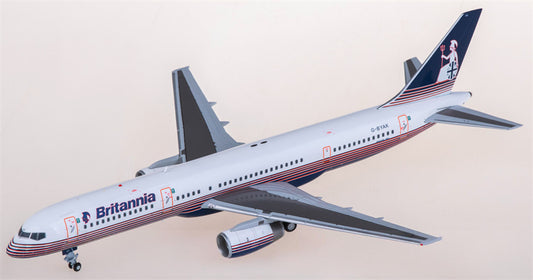 JC Wings Britannia Boeing 757-200 G-BYAK 1:200 Diecast Model view 1