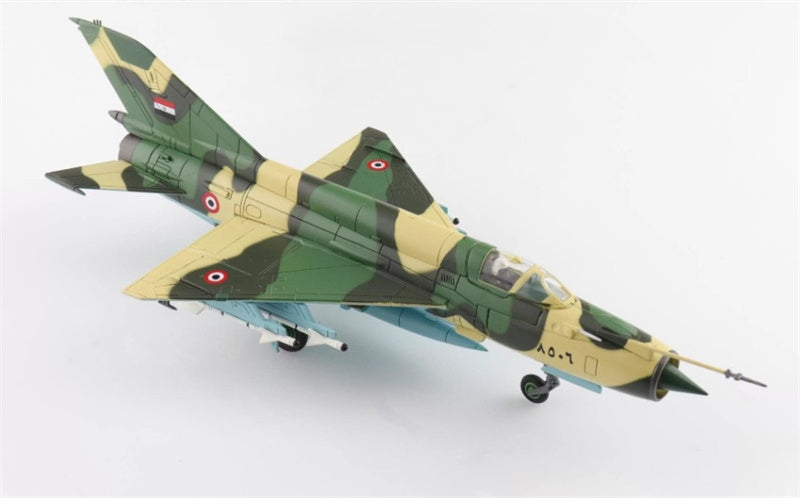 HOBBY MASTER MIG-21MF Nile Valley late scheme Egyptian Air Foroe 1970s 1:72 Airplane Pre-built Model