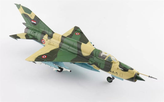 HOBBY MASTER MIG-21MF Nile Valley late scheme Egyptian Air Foroe 1970s 1:72 Airplane Pre-built Model