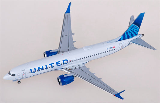 NG Models United Airlines Boeing 737 MAX 8 N17339 1:400 Aircraft Pre-built  Airliner Model Display
