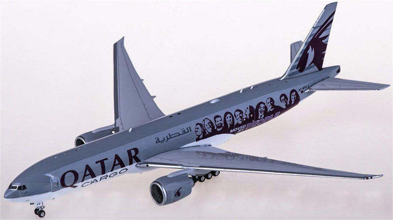 Phoenix Qatar Cargo Boeing 777-200LRF A7-BFG 1:400 Diecast Model view 3