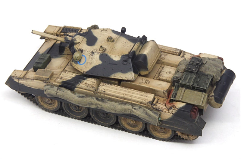 S-MODEL British Crusader Tank MK.II CS camouflage Random identification 1:72 Tank Pre-built Model