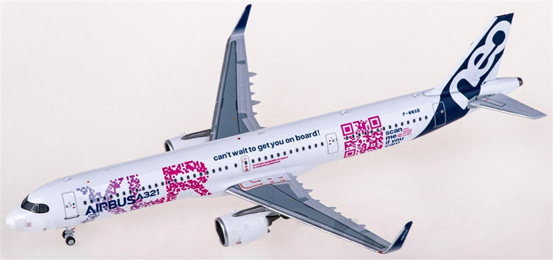 NG Models Airbus A321LR F-WWAB join us on an XLR-journey 1:400 Diecast Model view 4