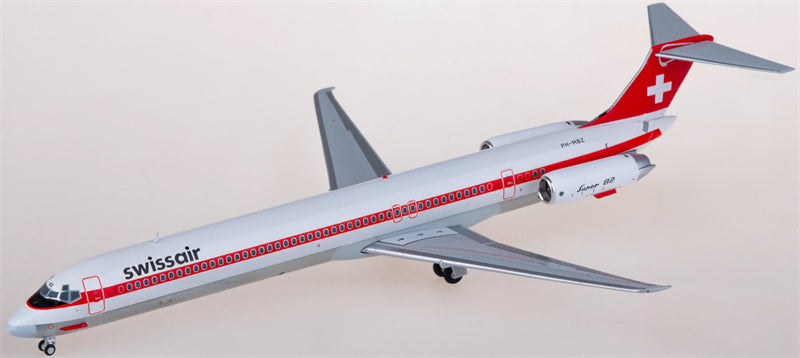 JC Wings Swissair for McDonnell Douglas MD-82 PH-MBZ 1:200 Airplane Pre-built Airliner Model Display