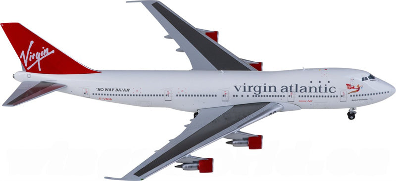 JC Wings Virgin Atlantic Boeing 747-100 G-VMIA w/ Sticker 1:400 Diecast Model view 1