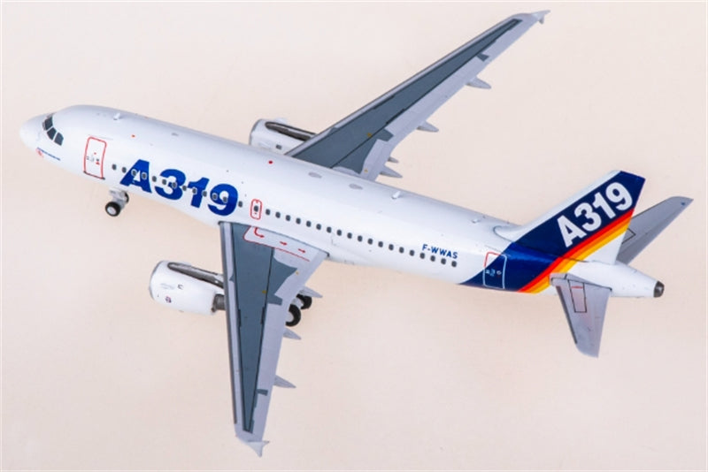 Kylin 1:400 Airbus A319 F-WWAS Diecast Model view 3