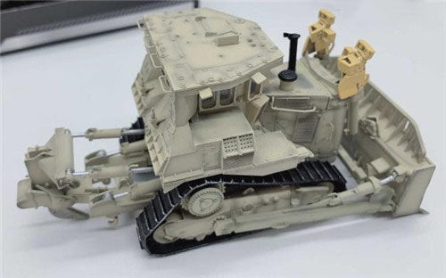 3R US Cat Armoured D9R Bulledozer Dozer teddy bear 1:72 Tank Pre-built Model