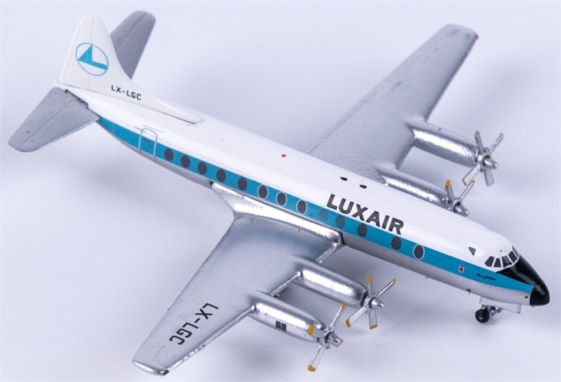 AeroClassics Luxair Vickers Viscount 800 LX-LGC 1:400 Diecast Model view 4
