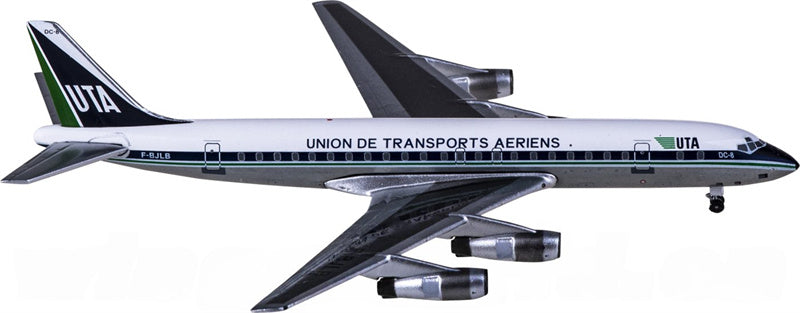 AeroClassics UTA for Douglas DC-8-53 F-BJLB 1:400 Airplane Pre-built  Airliner Model Display