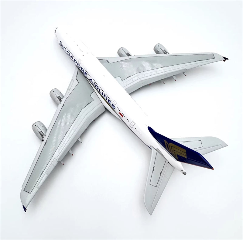 YY Wings Singapore Airlines Airbus A380-800 9V-SKJ Flaps Down 1:400 Diecast Model view 2