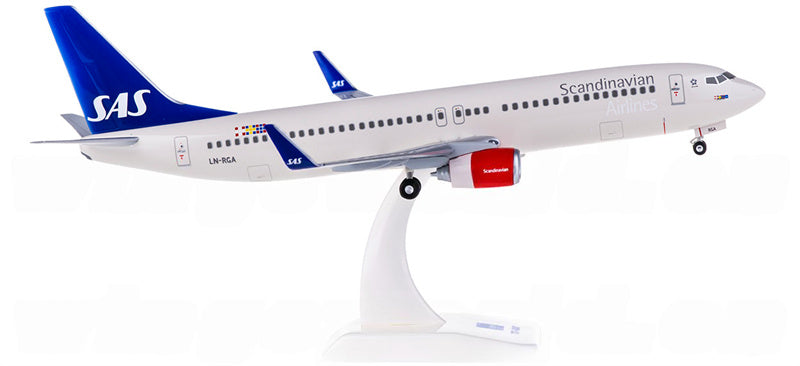 Hogan SAS Boeing 737-800 LN-RGA 1:200 ABS Model view 1