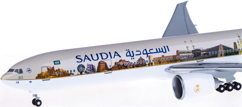 Hogan Saudia Boeing 777-300ER HZ-AK28 1:200 ABS Model view 4