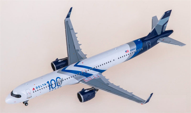 NG Models Delta Airlines for Airbus A321neo N589DT 1:400 Airplane Pre-built  Airliner Model Display