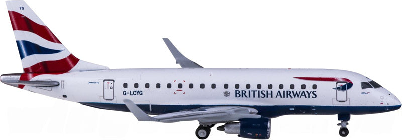 Geminijets British Airways for Embraer ERJ-170 G-LCYG 1:400 Airplane Pre-built  Airliner Model Display
