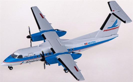 Geminijets American Eagle Airlines Bombardier Dash 8 Q100 N837EX 1:200 Airplan Diecast Model view 1
