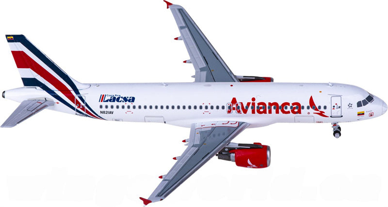 NG Models Avianca Airbus A320 N821AV 1:400 Diecast Model view 3
