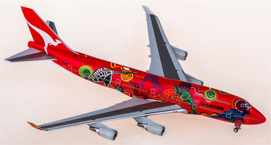 HX Models 1:400 Qantas Boeing 747-400 VH-OEJ Model