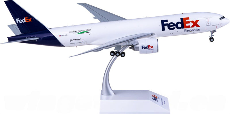 JC Wings FedEx Boeing 777F N878FD 1:200 Diecast Model view 1