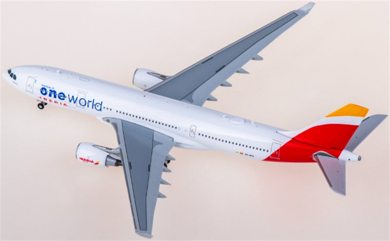 JC Wings Iberia for Airbus A330-200 EC-MYA Oneworld 1:400 Aircraft Pre-built  Airliner Model Display