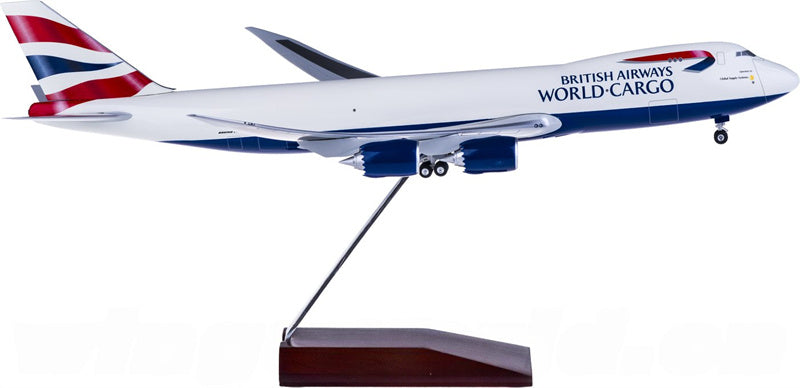 Hogan British Airways World Cargo Boeing 747-8F 1:200 ABS Model view 3