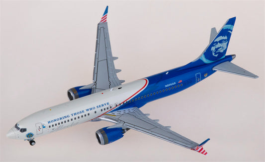 Geminijets Alaska Airlines Boeing 737 MAX 8 N806AK 1:400 Diecast Model view 1