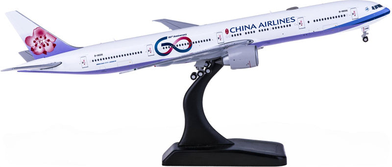 JC Wings China Airlines Boeing 777-300ER B-18006 60th Anniversary 1:400 Diecast Model view 1