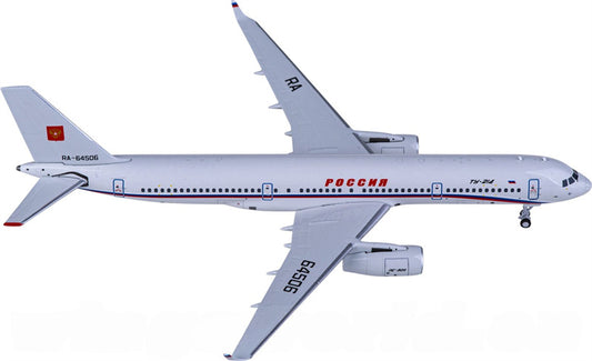 NG Models Russia State Transport Company Tupolev TU-214 RA-64506 1:400 Diecast Model view 1