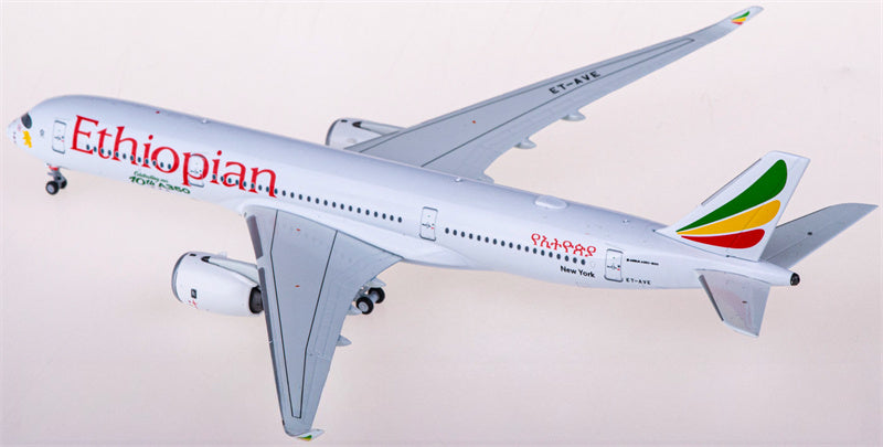 NG Models Ethiopian Airlines Airbus A350-900 ET-AVE 1:400 Diecast Model view 1