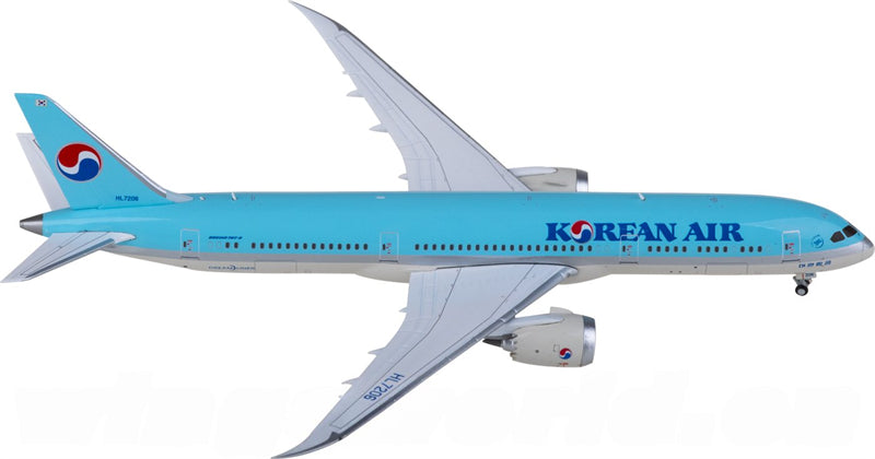 JC Wings Korean Air Boeing 787-9 Dreamliner HL7206 1:400 Diecast Model view 1