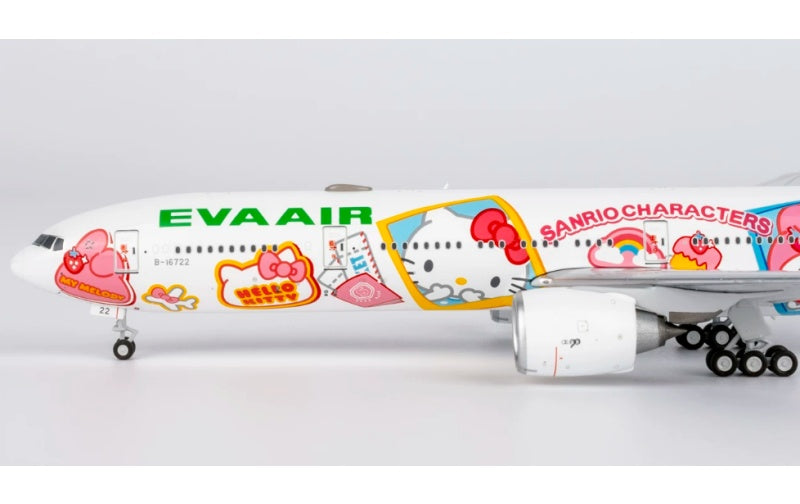 NG Models 1:400 EVA Air B777-300ER B-16722 Regular version DIECAST Model