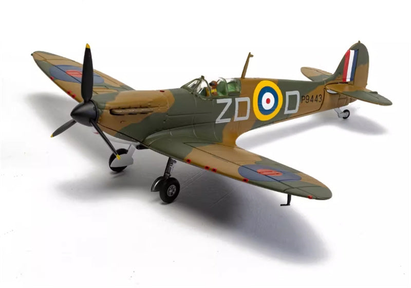 CORGI Supermarine Spitfire MkI - RAF No.222 Sqn - Flt Lt Douglas Bader (Battle of Britain 85) 1:72 Airplane Pre-built Model