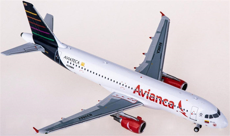 NG Models Avianca Airbus A320 N398AV 1:400 Diecast Model view 1