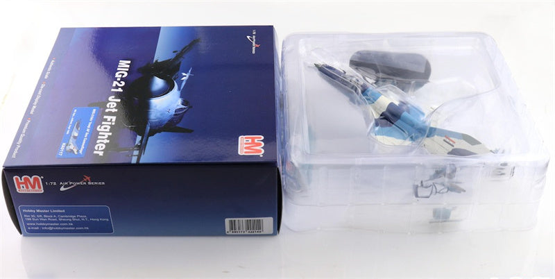 HOBBY MASTER MIG21bis Iraqi AF Sea Camouflage 9th Sqn. Jalibah Sept 1986 1:72 Aircraft Pre-built Model