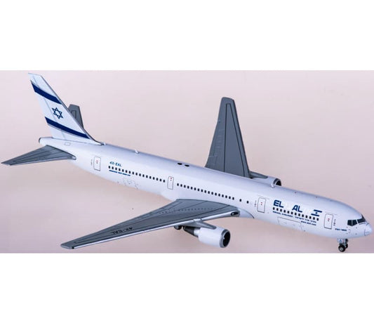 JC Wings El Al Boeing 767-300ER 4X-EAL 1:400 Aircraft Pre-built  Airliner Model Display