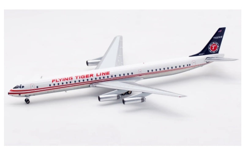 Inflight 1:200 Flying Tiger Line DC-8-63 N624FT polishing DIECAST Model