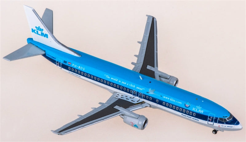 JC Wings KLM Royal Dutch Airlines Boeing 737-400 PH-BDS 1:400 Diecast Model view 1