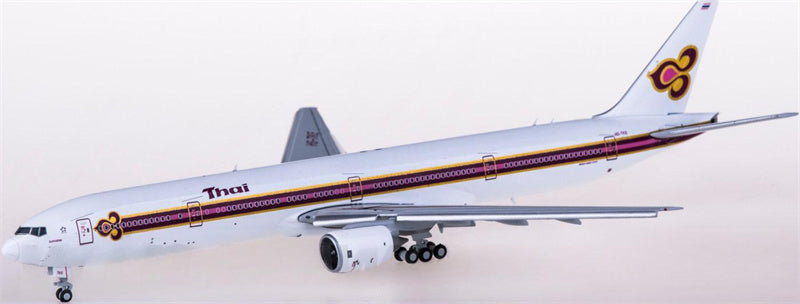 JC Wings Thai Airways Boeing 777-300 HS-TKE Flaps Down 1:400 Diecast Model view 1