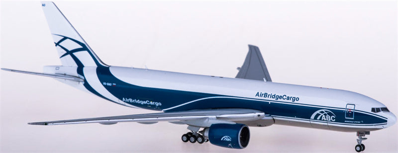 Geminijets AirBridgeCargo for Boeing 777-200LRF VQ-BAO 1:400 Airplane Pre-built  Airliner Model Display