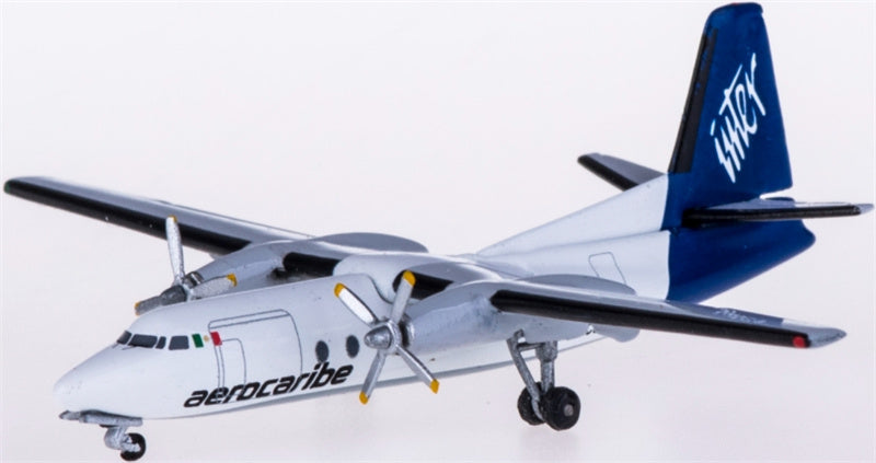 AeroClassics Aerocaribe Fokker F-27 XA-MCJ 1:400 Diecast Model view 1